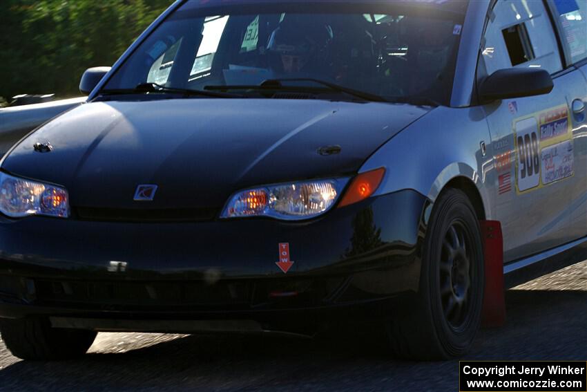 Gary Klein / Sam Strickhouser Saturn Ion Redline on SS6, Camp 3 South.