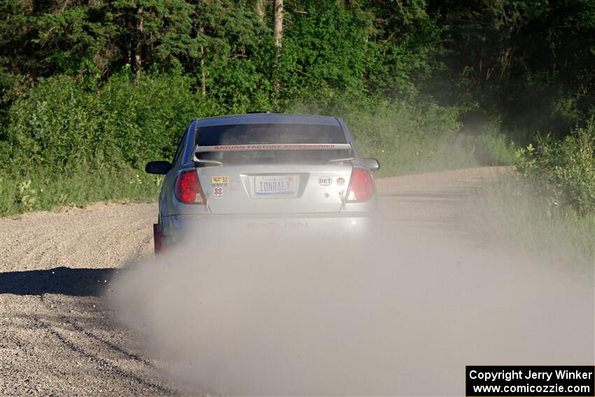 Gary Klein / Sam Strickhouser Saturn Ion Redline on SS6, Camp 3 South.