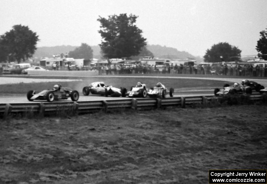 Formula Vee/440 race: First lap at turn 5.(1)