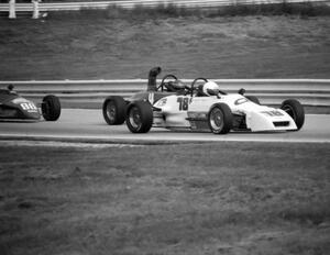 Formula Ford race: Wright Hugus, III's Lola T-644 ahead of Dwight Woodbridge's Lola T-640 and Gary Hackbarth's Reynard 84F