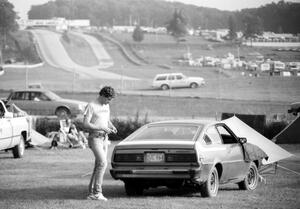 After the races, hanging out at Ken-Ev Campground.