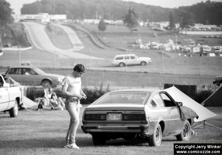 After the races, hanging out at Ken-Ev Campground.