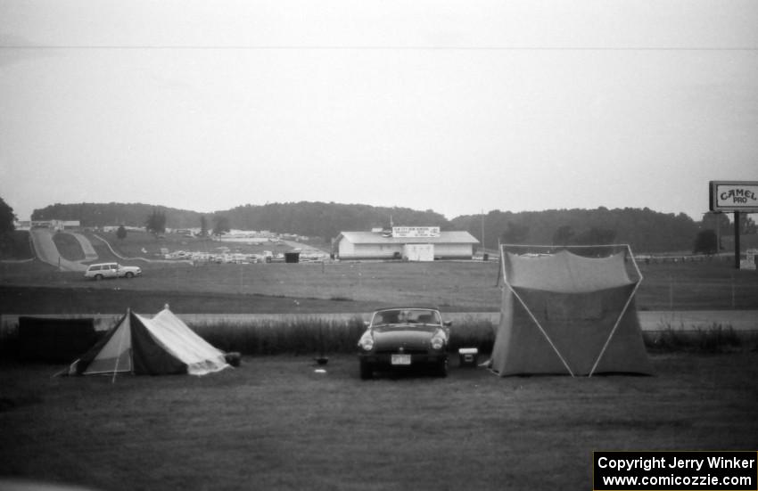 View of the track from Ken-Ev Campground.