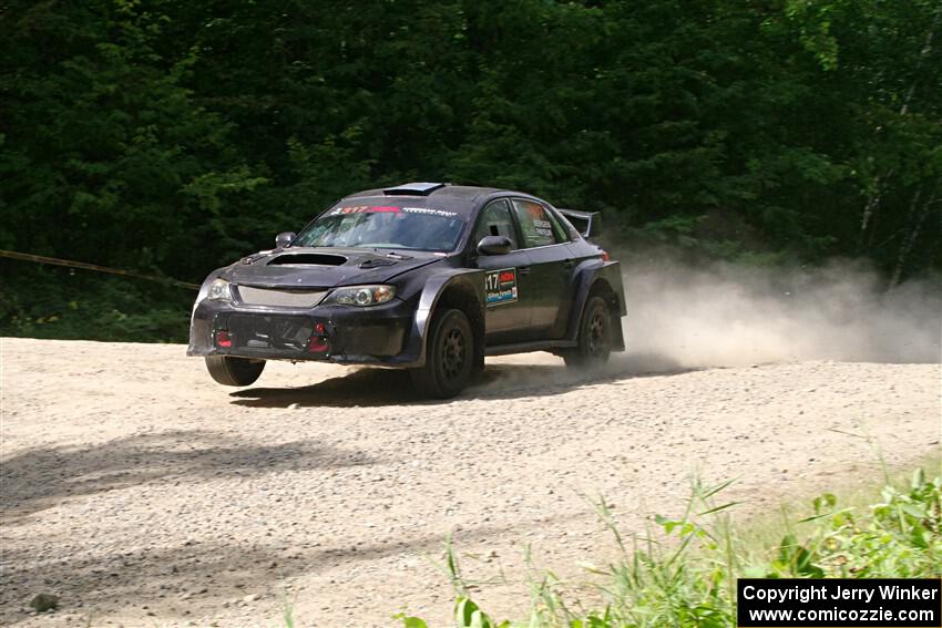 Daryl Bergen / Lorelai Payeur Subaru WRX STi on SS1, Crossroads I.