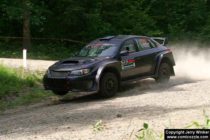 Daryl Bergen / Lorelai Payeur Subaru WRX STi on SS1, Crossroads I.