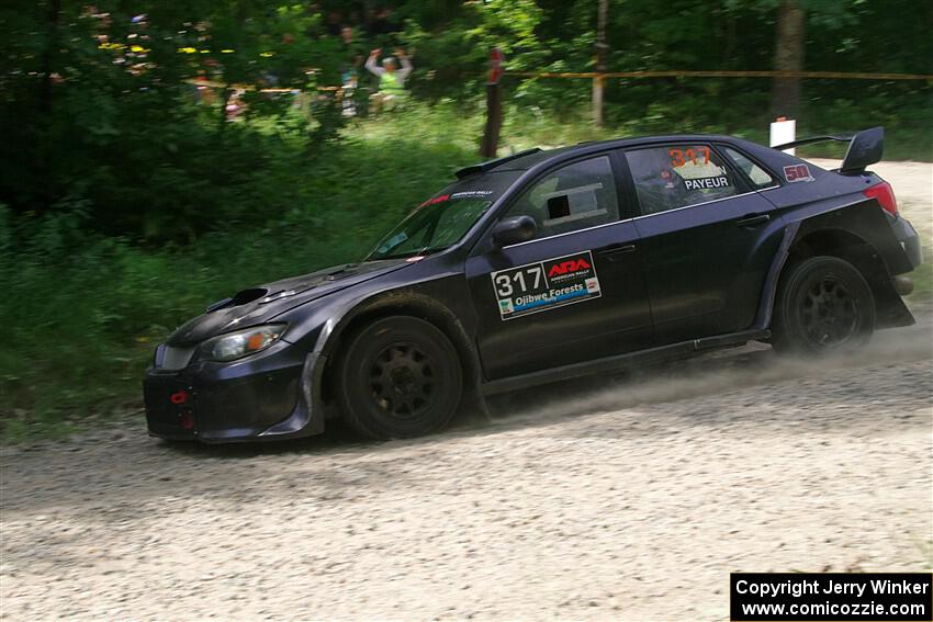 Daryl Bergen / Lorelai Payeur Subaru WRX STi on SS1, Crossroads I.