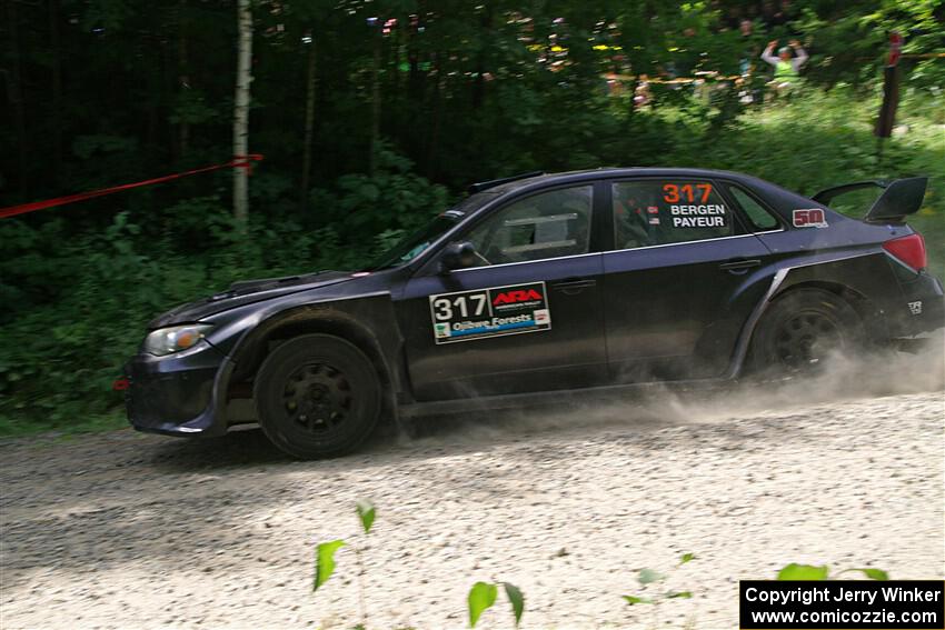 Daryl Bergen / Lorelai Payeur Subaru WRX STi on SS1, Crossroads I.