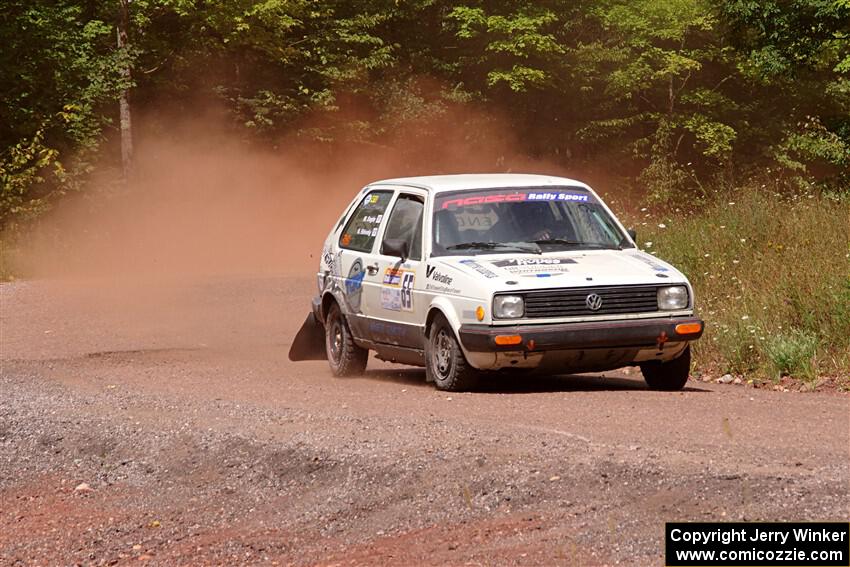 Heath Shively / Morgan Engle VW Golf on SS2, Norway South I.