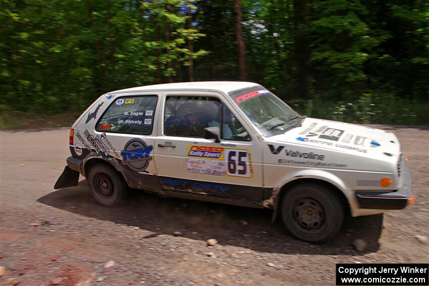 Heath Shively / Morgan Engle VW Golf on SS2, Norway South I.