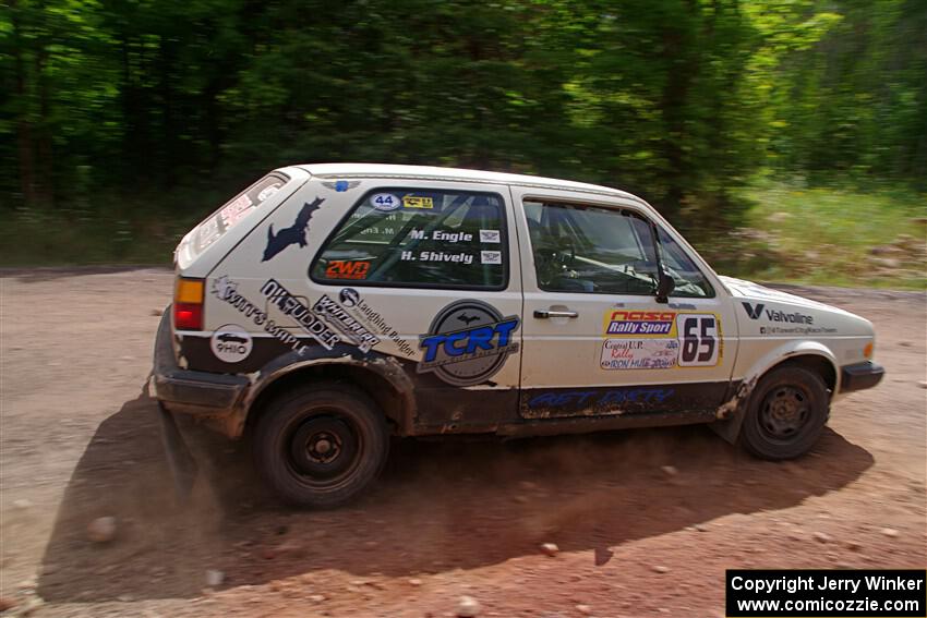 Heath Shively / Morgan Engle VW Golf on SS2, Norway South I.