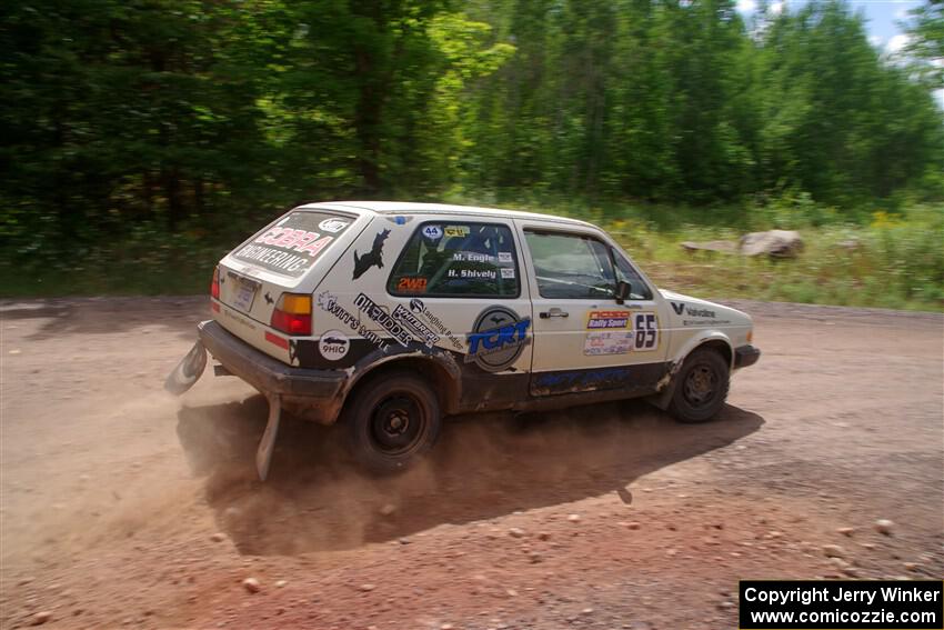 Heath Shively / Morgan Engle VW Golf on SS2, Norway South I.