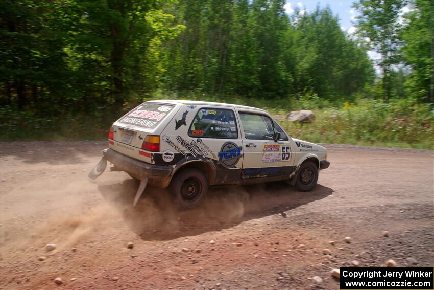 Heath Shively / Morgan Engle VW Golf on SS2, Norway South I.