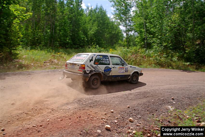 Heath Shively / Morgan Engle VW Golf on SS2, Norway South I.