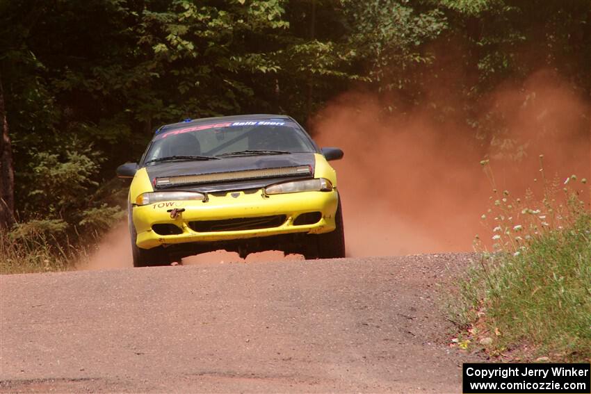 Eli Goethel / Kyle West Mitsubishi Eclipse on SS2, Norway South I.
