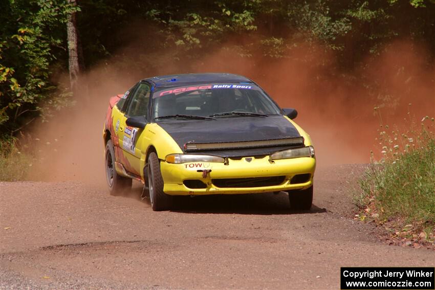 Eli Goethel / Kyle West Mitsubishi Eclipse on SS2, Norway South I.