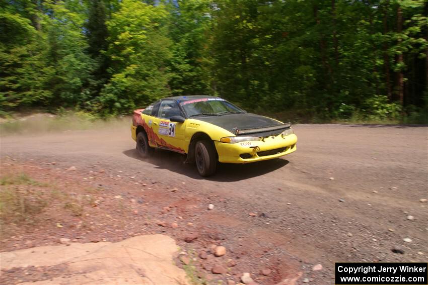 Eli Goethel / Kyle West Mitsubishi Eclipse on SS2, Norway South I.