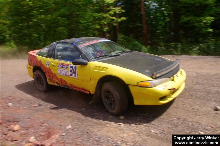 Eli Goethel / Kyle West Mitsubishi Eclipse on SS2, Norway South I.