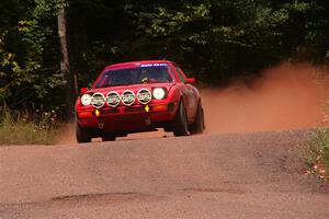 Colin Redner / Michael Claiborne Mazda RX-7 on SS2, Norway South I.