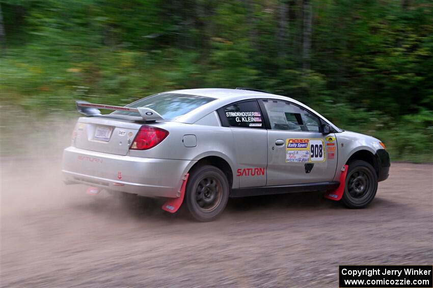 Gary Klein / Sam Strickhouser Saturn Ion Redline on SS2, Norway South I.