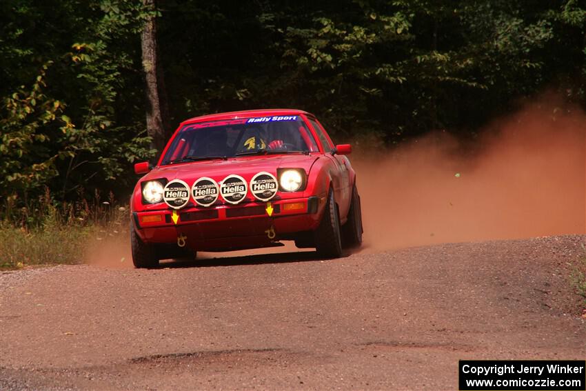 Colin Redner / Michael Claiborne Mazda RX-7 on SS2, Norway South I.