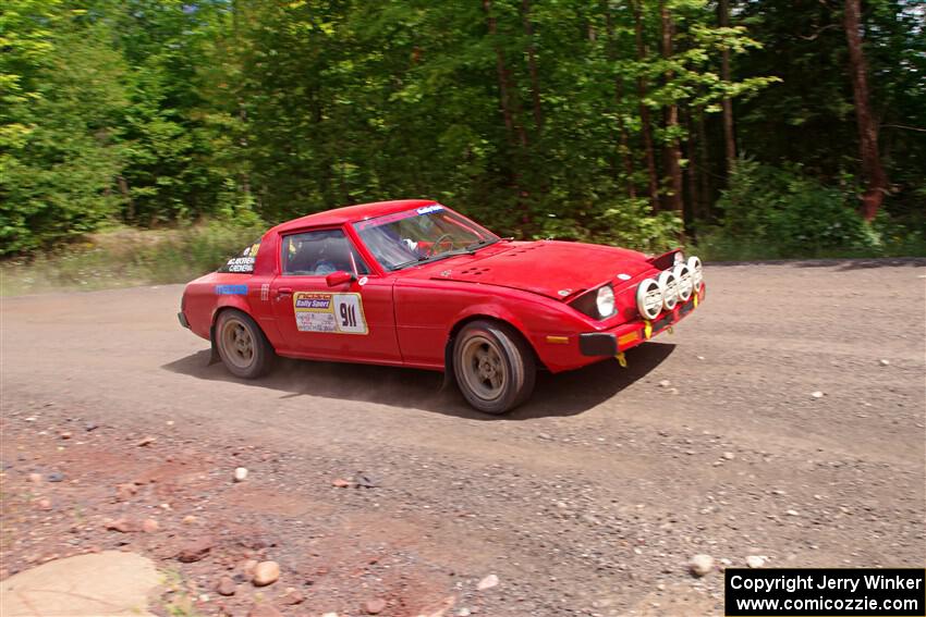 Colin Redner / Michael Claiborne Mazda RX-7 on SS2, Norway South I.
