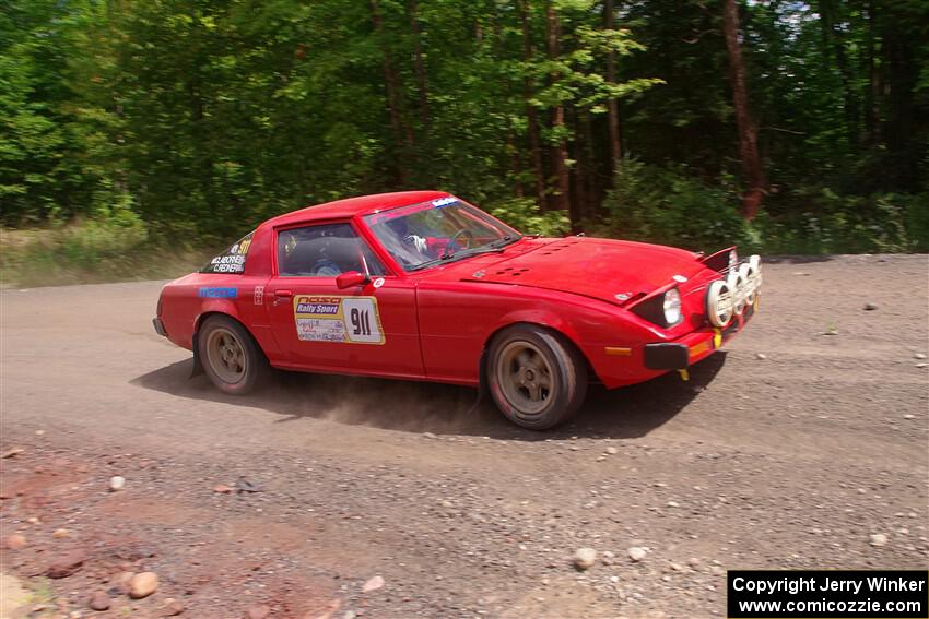Colin Redner / Michael Claiborne Mazda RX-7 on SS2, Norway South I.