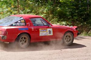 Colin Redner / Michael Claiborne Mazda RX-7 on SS2, Norway South I.