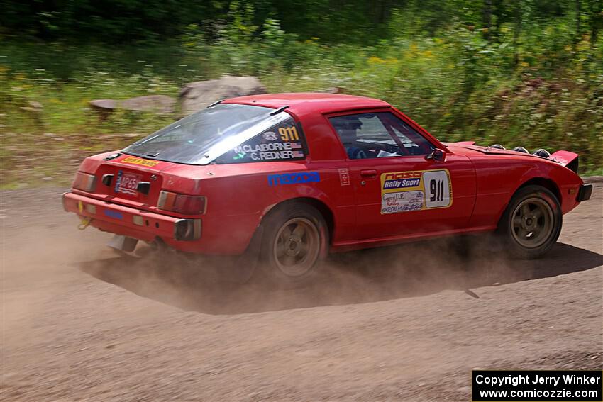 Colin Redner / Michael Claiborne Mazda RX-7 on SS2, Norway South I.