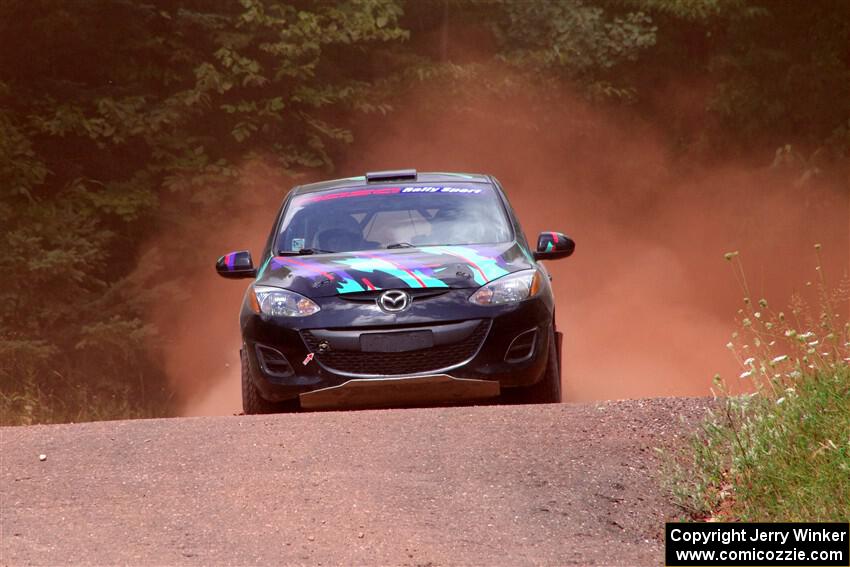 Matt Wolfe / Cray Dumeah Mazda 2 on SS2, Norway South I.