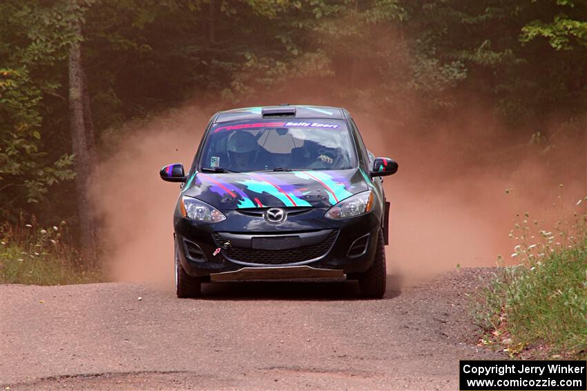 Matt Wolfe / Cray Dumeah Mazda 2 on SS2, Norway South I.