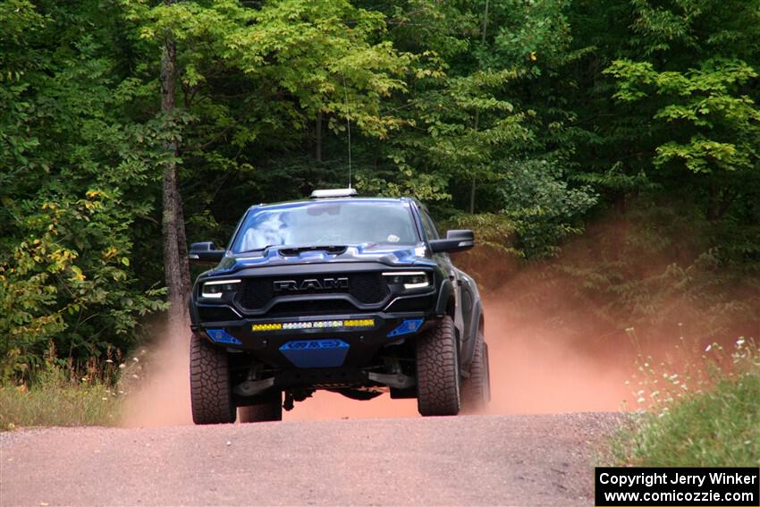 A RAM 1500 pickup sweeps SS2, Norway South I.