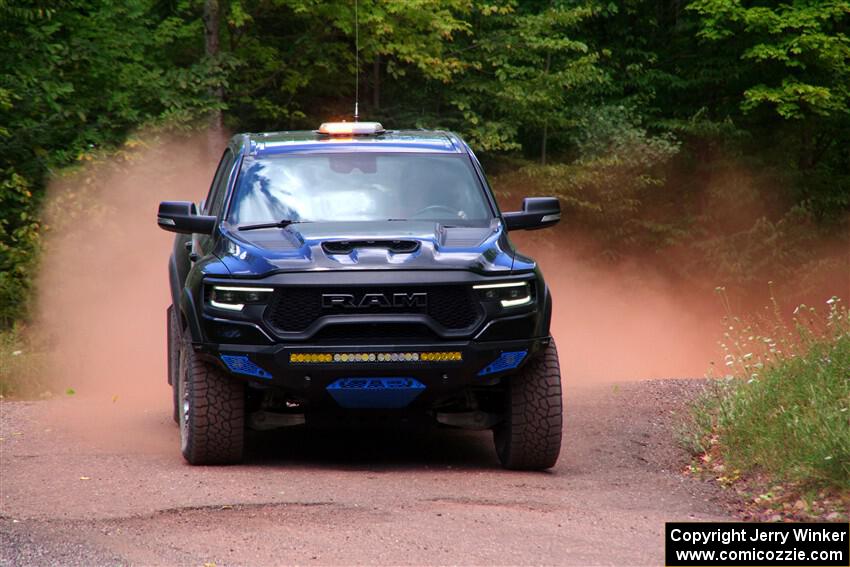 A RAM 1500 pickup sweeps SS2, Norway South I.