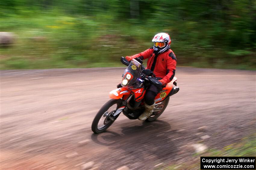 Rudi Bredenkamp's KTM 690 Enduro R on SS3, Norway Home.