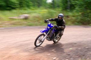 Matt Holl's Yamaha WR450 on SS3, Norway Home.