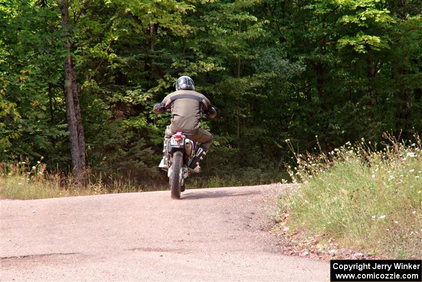 Matt Holl's Yamaha WR450 on SS3, Norway Home.
