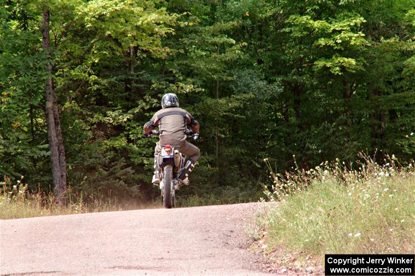 Matt Holl's Yamaha WR450 on SS3, Norway Home.