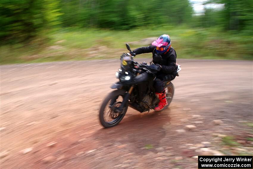 Tali Kurlantzick's Honda CRF1000L on SS3, Norway Home.