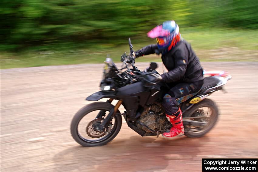 Tali Kurlantzick's Honda CRF1000L on SS3, Norway Home.