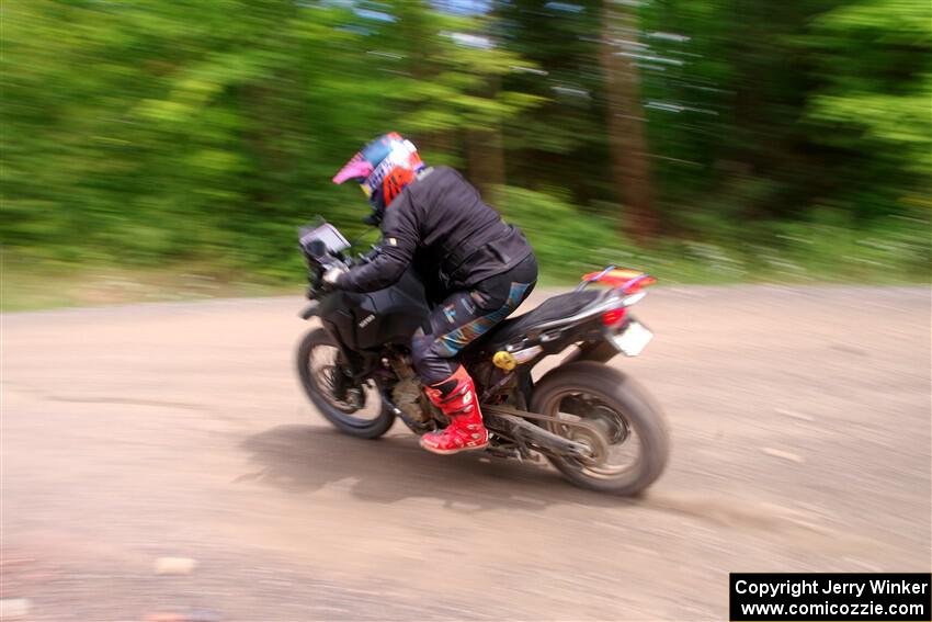 Tali Kurlantzick's Honda CRF1000L on SS3, Norway Home.