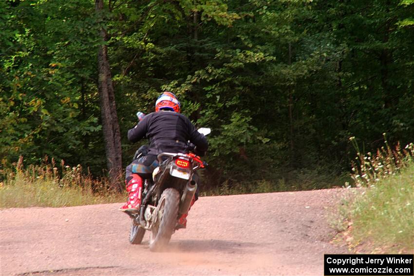 Tali Kurlantzick's Honda CRF1000L on SS3, Norway Home.
