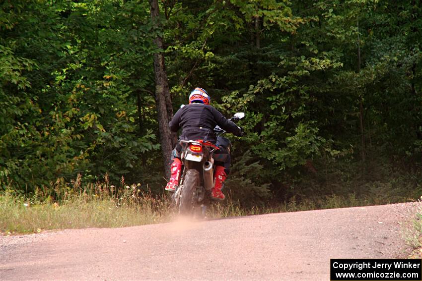 Tali Kurlantzick's Honda CRF1000L on SS3, Norway Home.