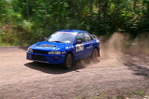 Connor Himes / Aleut Hatfield Subaru Impreza on SS3, Norway Home.