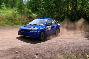 Connor Himes / Aleut Hatfield Subaru Impreza on SS3, Norway Home.
