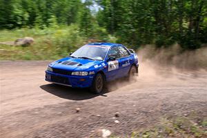 Connor Himes / Aleut Hatfield Subaru Impreza on SS3, Norway Home.