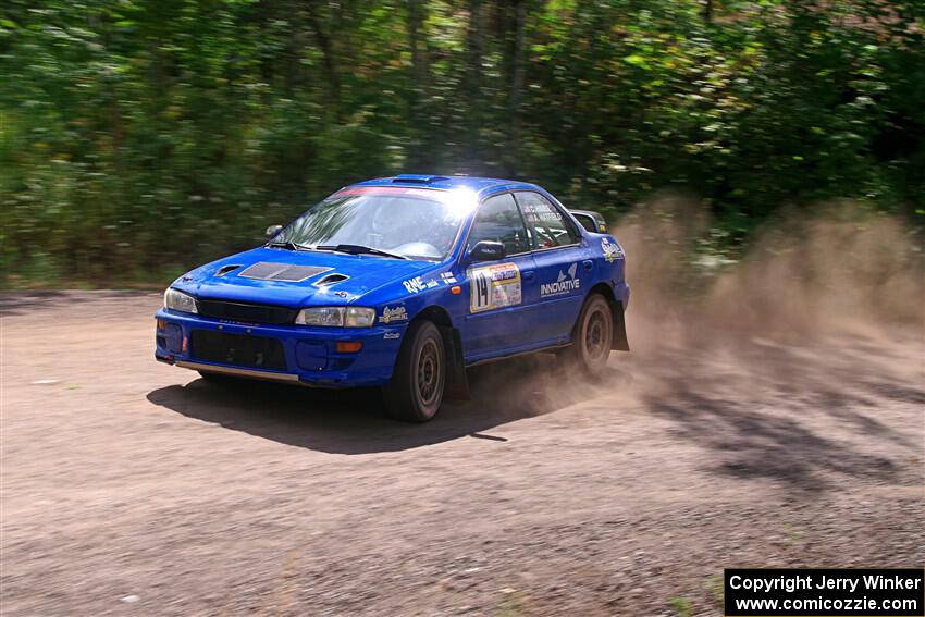 Connor Himes / Aleut Hatfield Subaru Impreza on SS3, Norway Home.