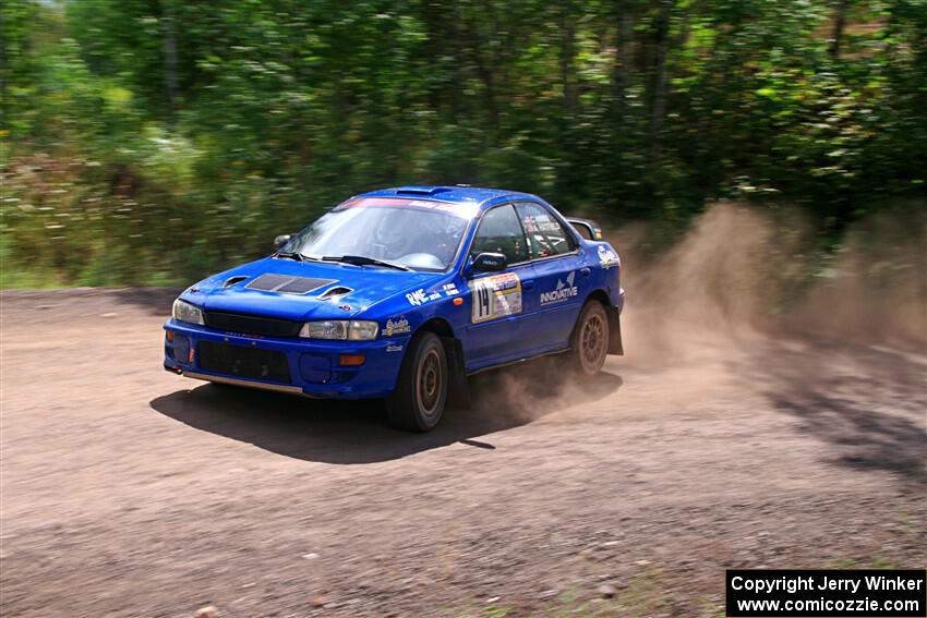 Connor Himes / Aleut Hatfield Subaru Impreza on SS3, Norway Home.