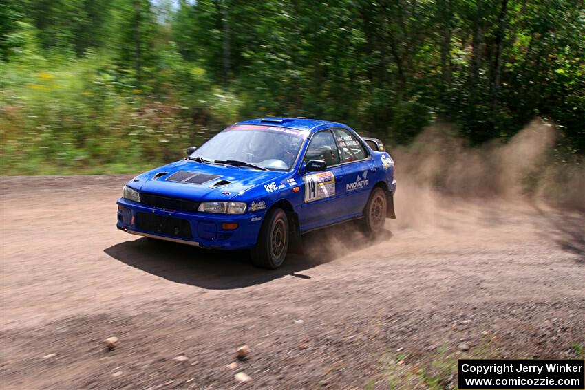 Connor Himes / Aleut Hatfield Subaru Impreza on SS3, Norway Home.