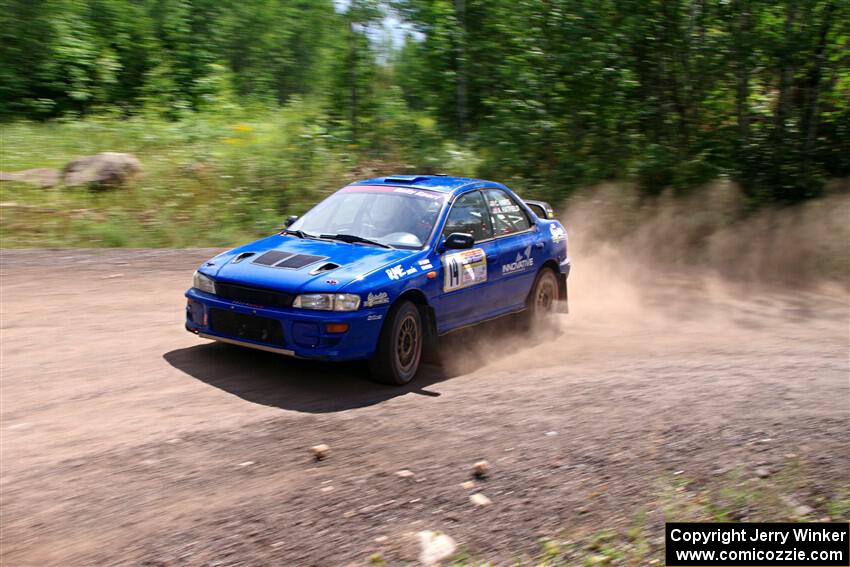 Connor Himes / Aleut Hatfield Subaru Impreza on SS3, Norway Home.