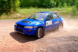 Connor Himes / Aleut Hatfield Subaru Impreza on SS3, Norway Home.