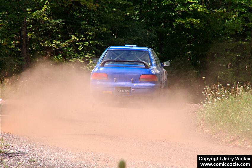 Connor Himes / Aleut Hatfield Subaru Impreza on SS3, Norway Home.